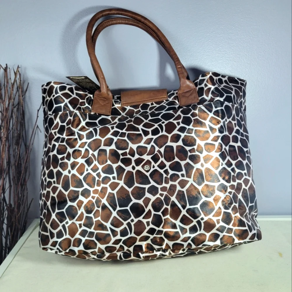 New Versatile Foldable Animal Print Tote Bag/Travel Bag/Laptop Bag/Shopp… - Picture 3 of 13